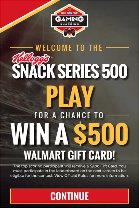 kroger gaming and snacking sweeps